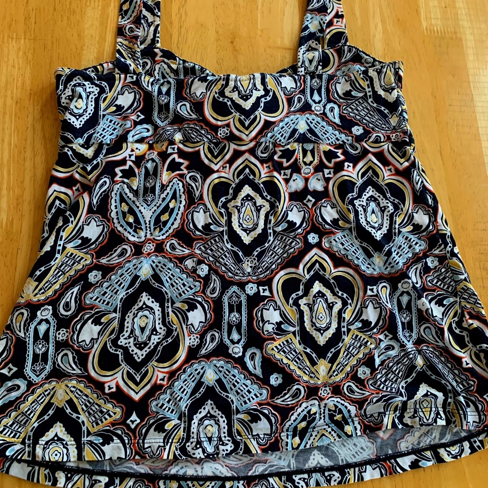 Ann Taylor Loft printed tank top